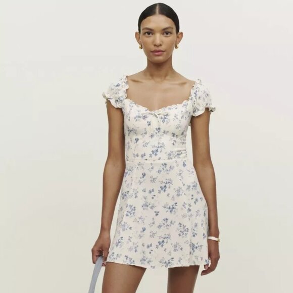 Reformation Pacey Dress Short Mini Dress Size 4 - Picture 5 of 10